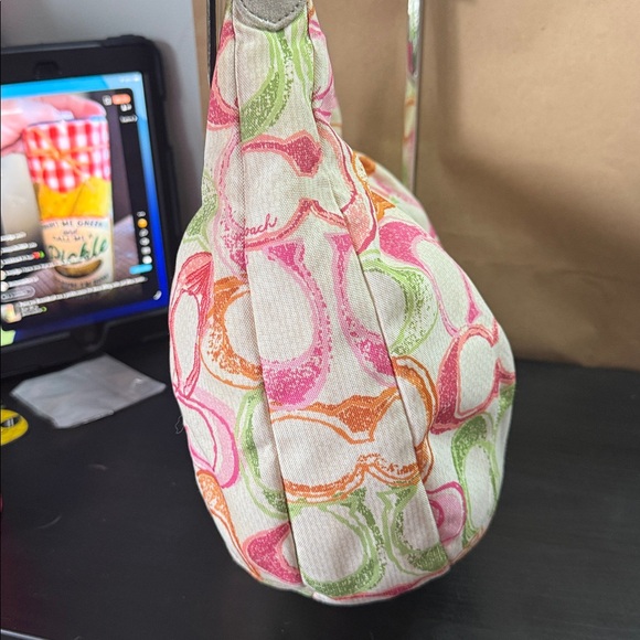 Coach Poppy Scribble Hobo Bag - Picture 8 of 14